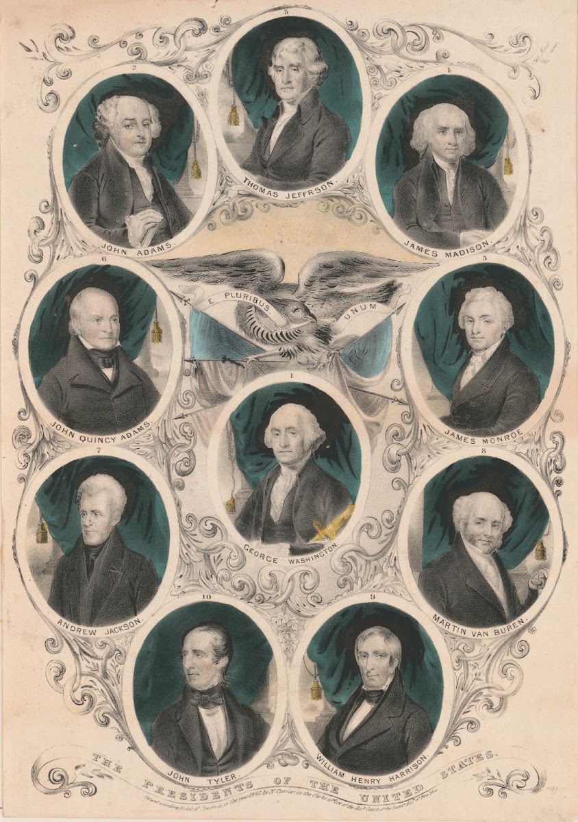 The presidents of the United States 1842