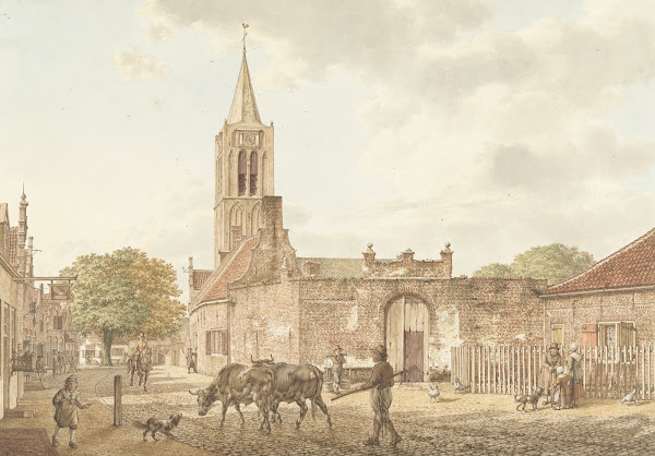 Straattafereel in Beverwijk 1793