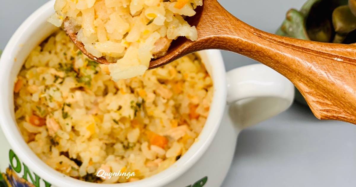 Risotto cá hồi