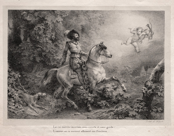 Henry IV Rides to the Château dAnet 1825
