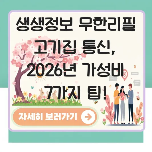 생생정보 무한리필 고기집 통신 대표 이미지