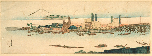 Sumida River Scene mid 19th century
