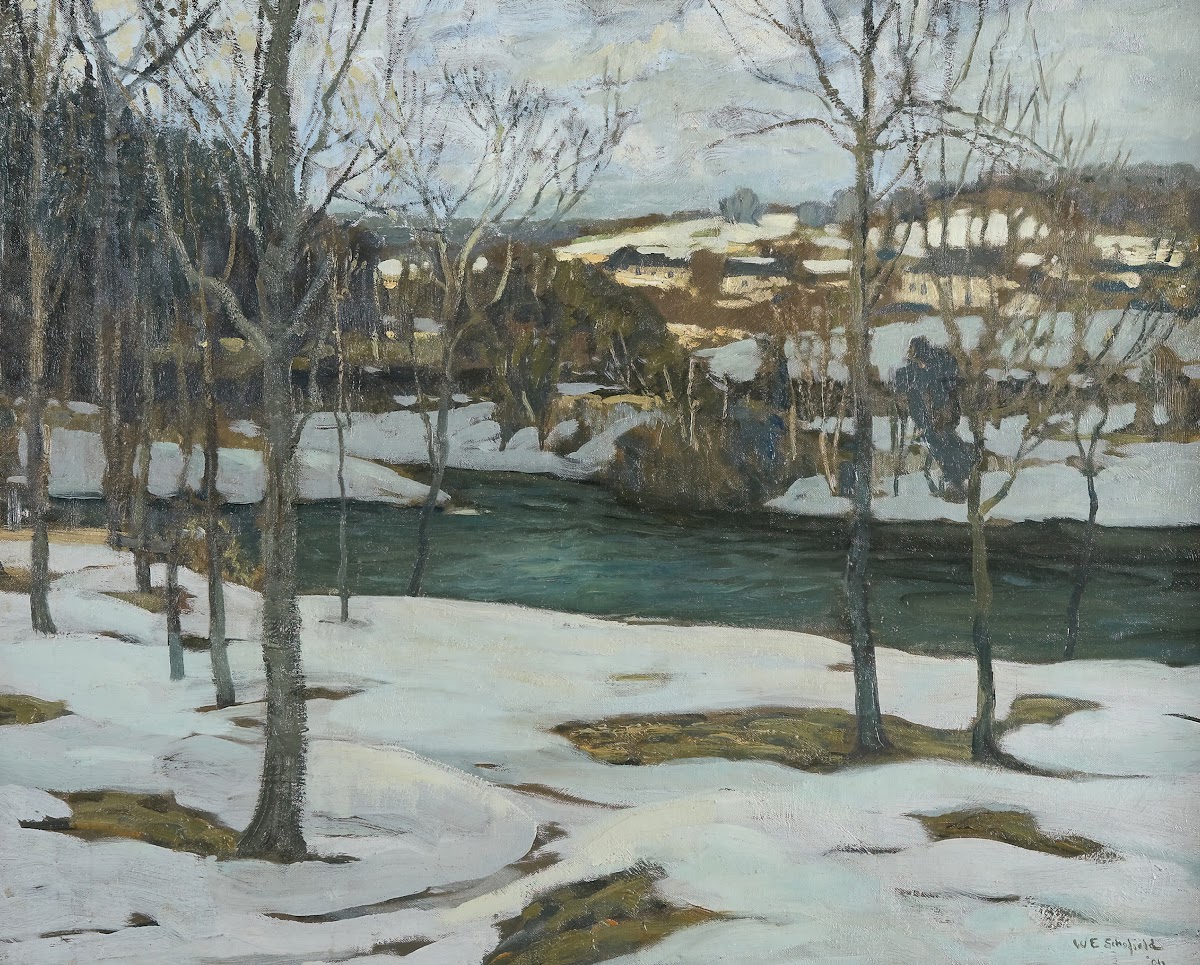 River in Snow 1906