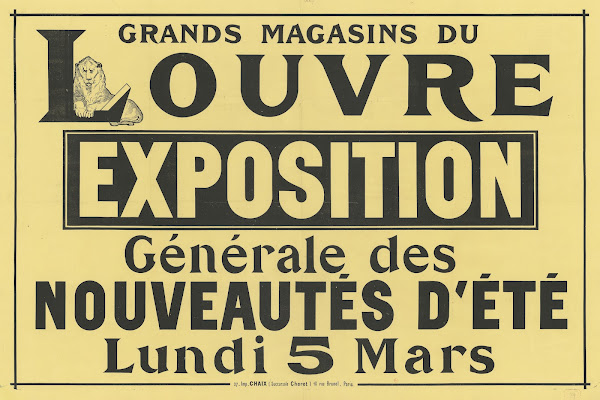 Grands magasins du Louvre Exposition générale des nouveautés dété 1883