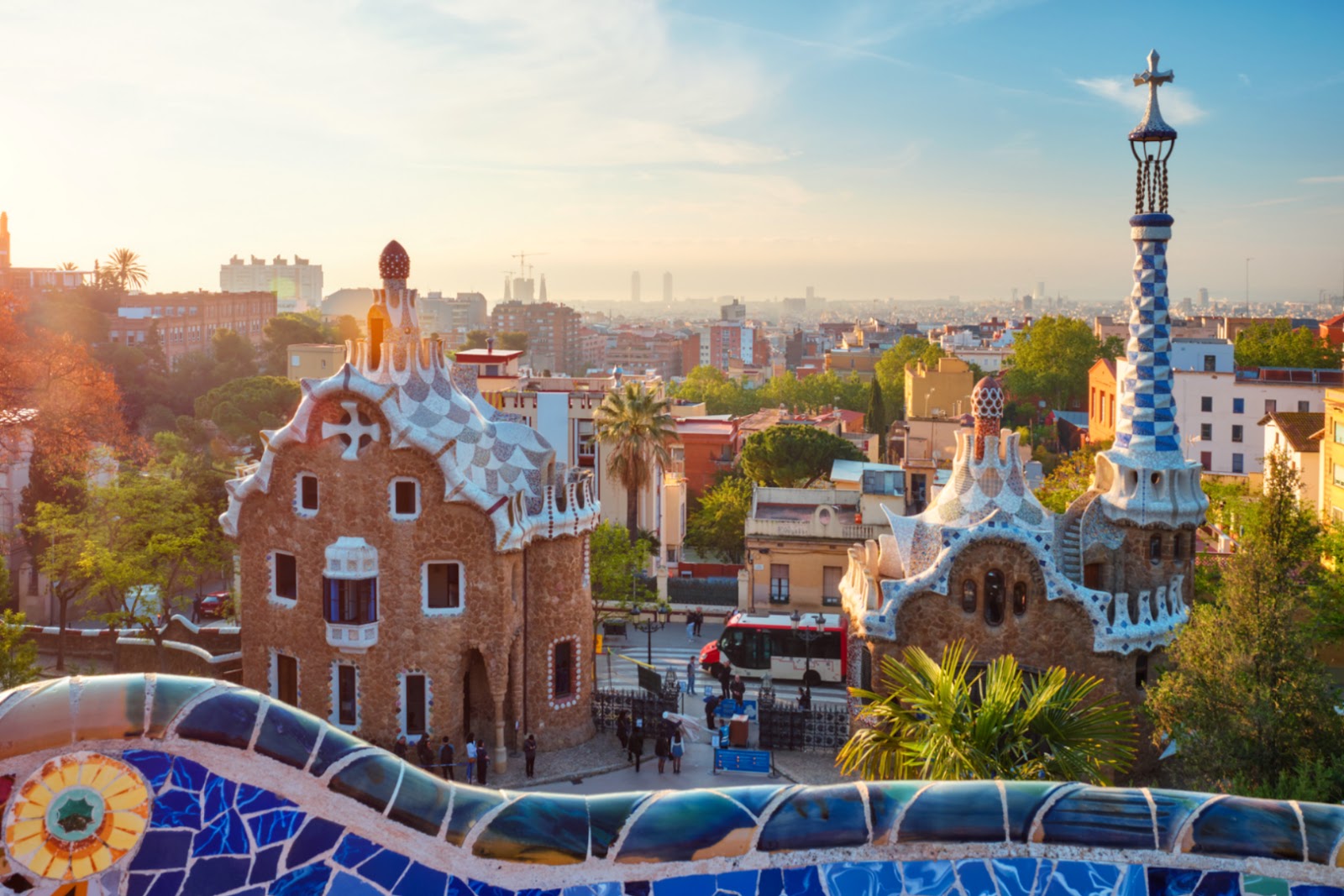 Spain Barcelona Park Guell