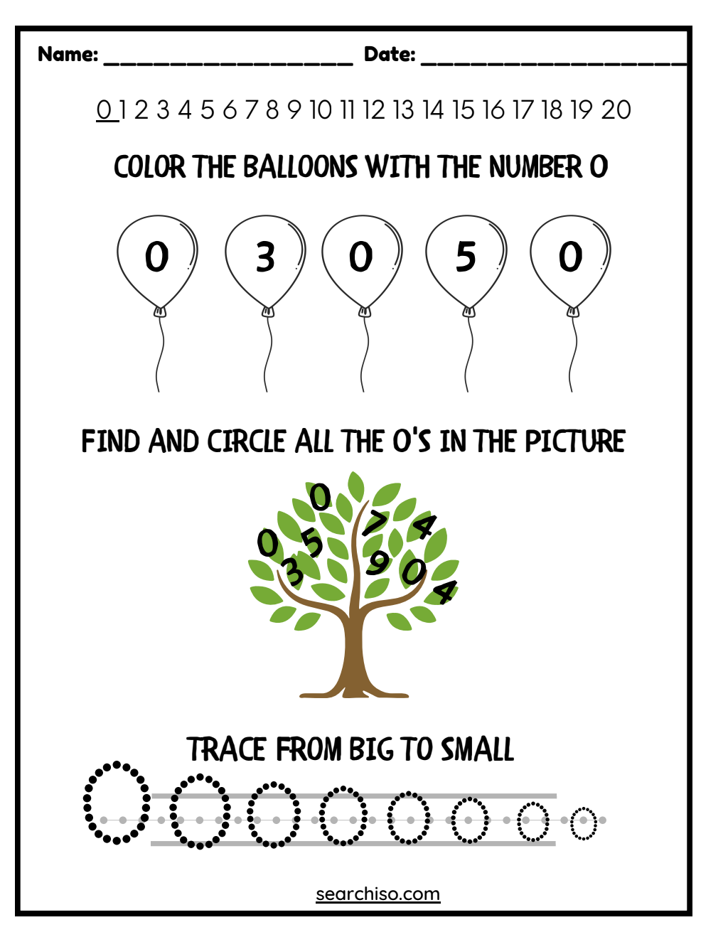 Zero Mastery Foundation Tracing Guide PDF printable