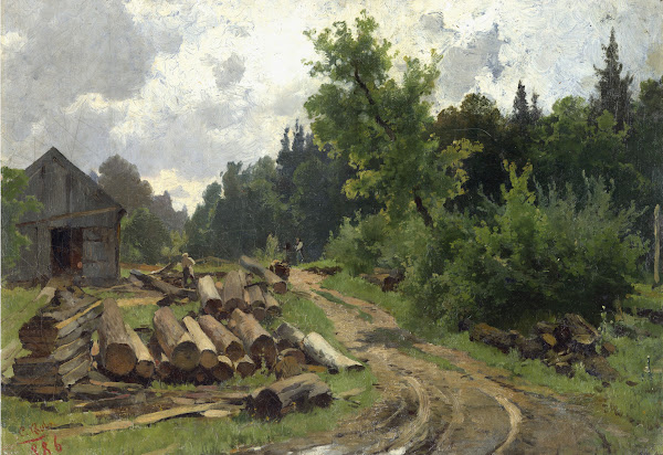 Holzlagerplatz 1886