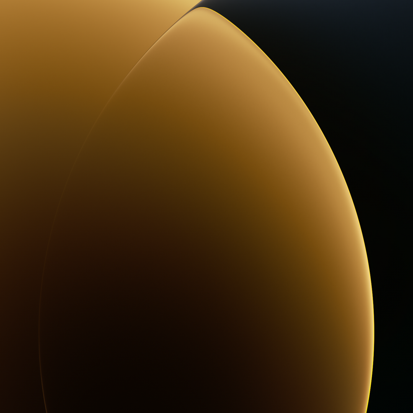 Download Abstract, Golden, Sphere, Dark 2K iPhone