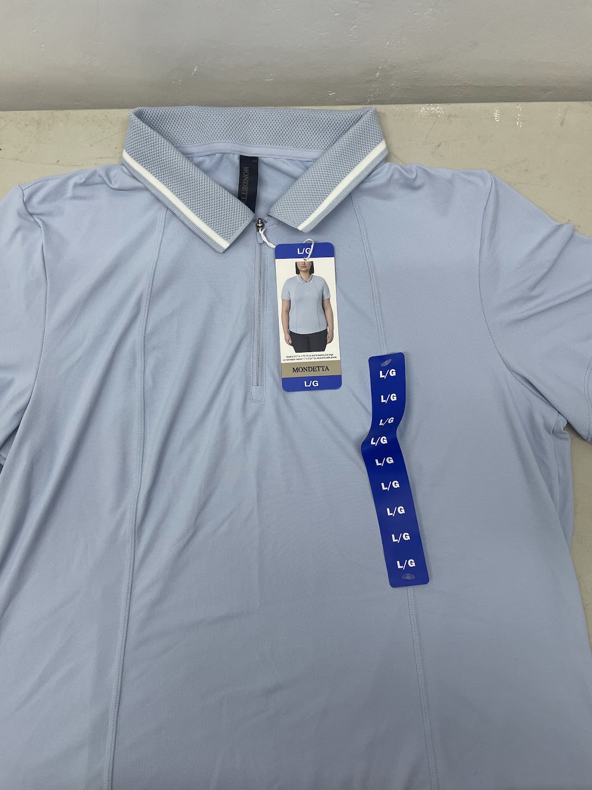 Mondetta W Polo Shirt Active Blue L #2079