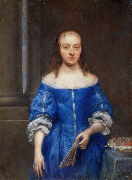 Portrait of a Woman in a Blue Dress c1645 1660
