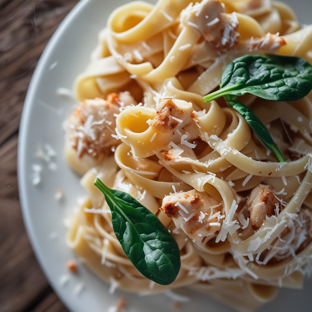 Coconut‑Glazed Chicken Fettuccine One‑Pan Delight
