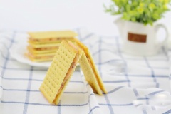 Bánh quy nougat với vỏ bánh quy giòn tan, thơm béo kẹp lấy nhân kẹo mềm ngọt lịm rất hấp dẫn. Thay vì phải mua bánh quy ngày tiệm thì bạn hãy tham khảo cách làm bánh quy nougat với hướng dẫn trên để có được những chiếc bánh quy ngon thơm phức dùng đãi khách đến nhà chơi trong dịp Tết nhé!