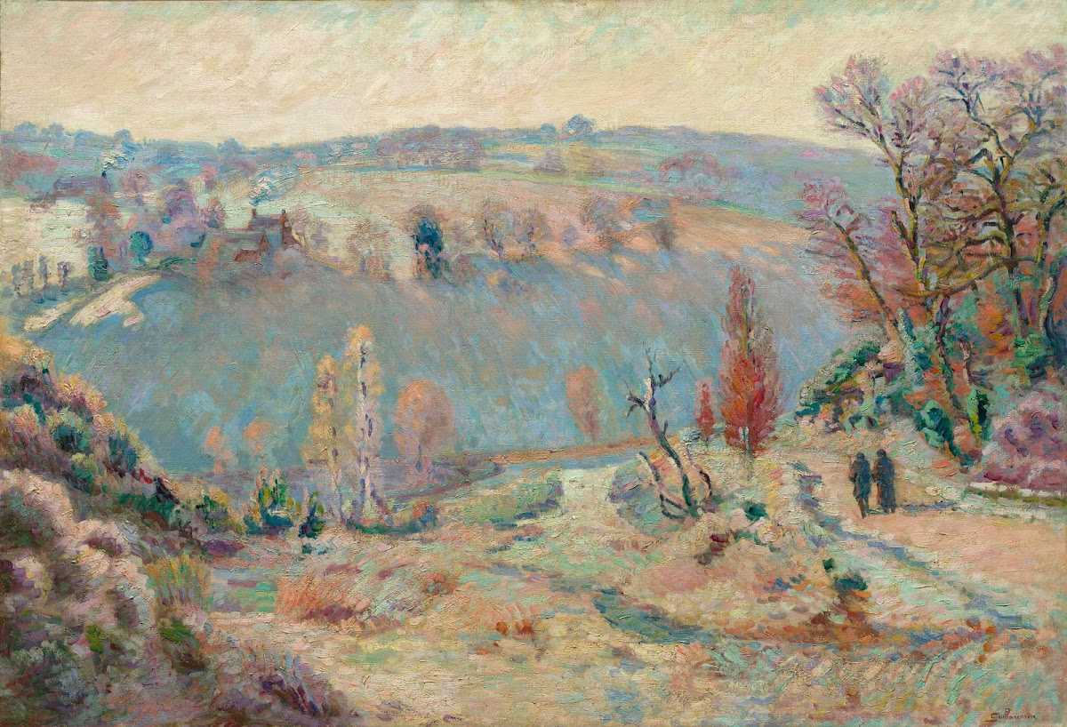 Valley of the Sédelle at Pont Charraud  White Frost c1903 1911