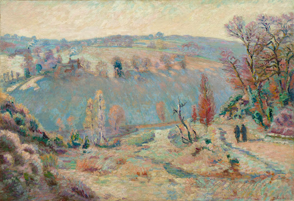 Valley of the Sédelle at Pont Charraud  White Frost c1903 1911