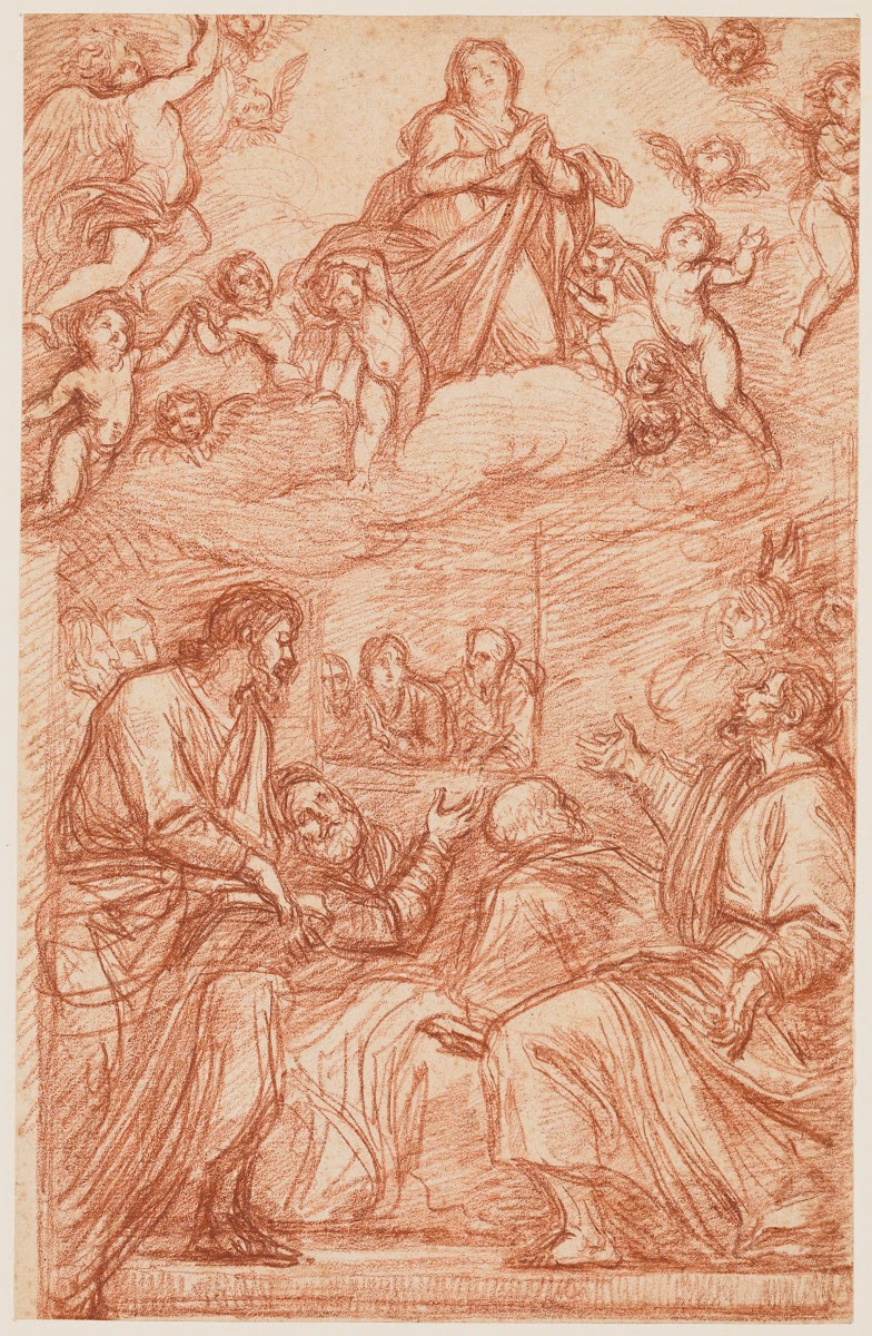 Assumption Of The Virgin After Domenico Passignano 18th Century