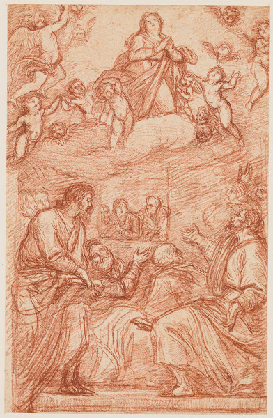 Assumption Of The Virgin After Domenico Passignano 18th Century