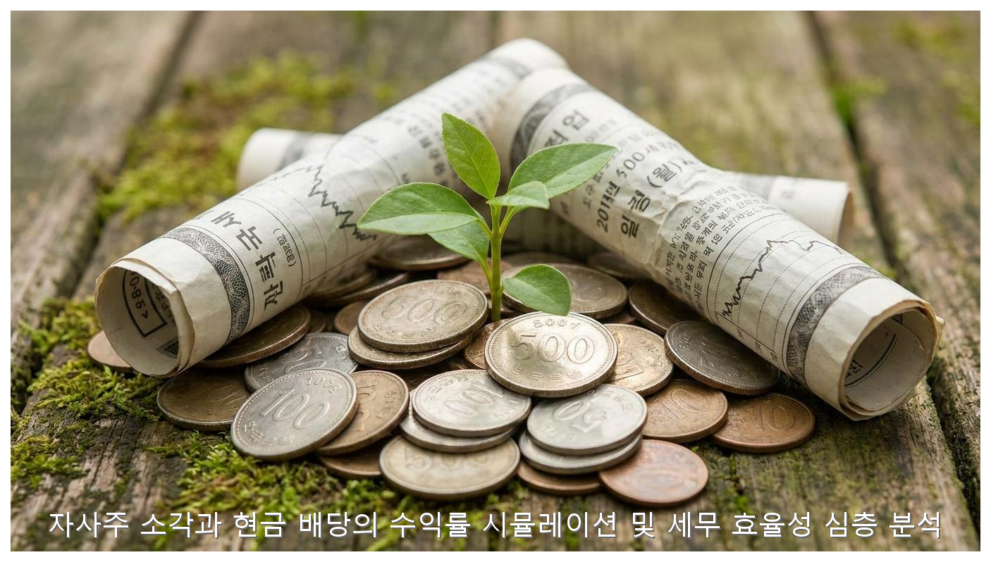 자사주 소각과 현금 배당의 수익률 시뮬레이션 및 세무 효율성 심층 분석 핵심 안내 및 분석 인포그래픽 (7)
