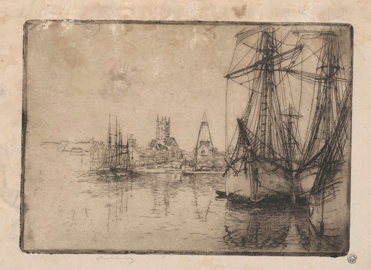 Port in Fécamp 1907