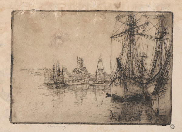 Port in Fécamp 1907