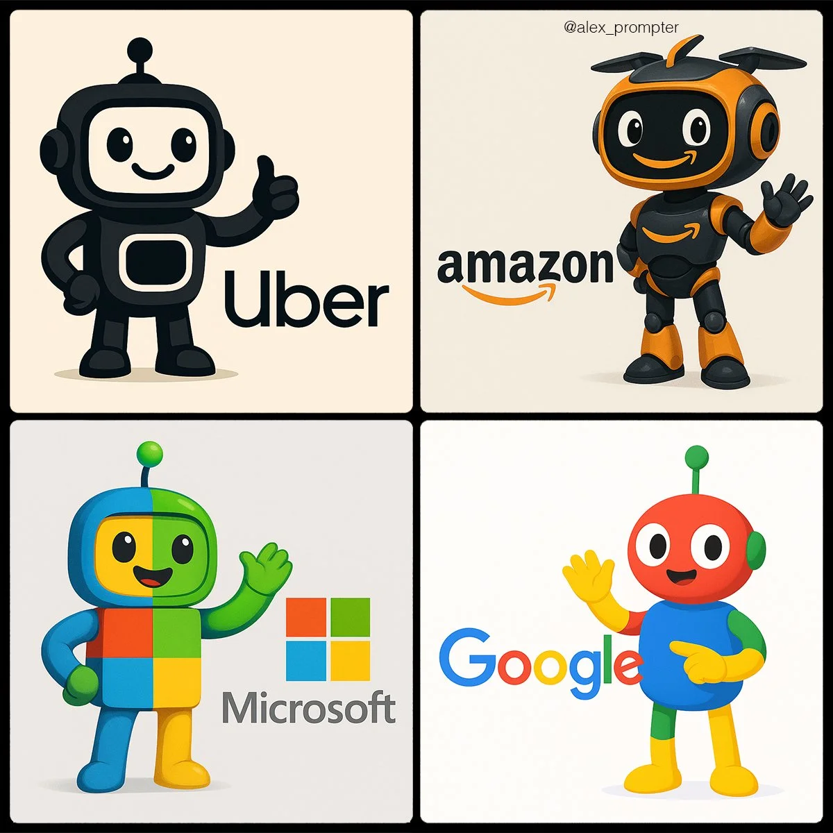 Logotipo de marca Mascota Generación creativa