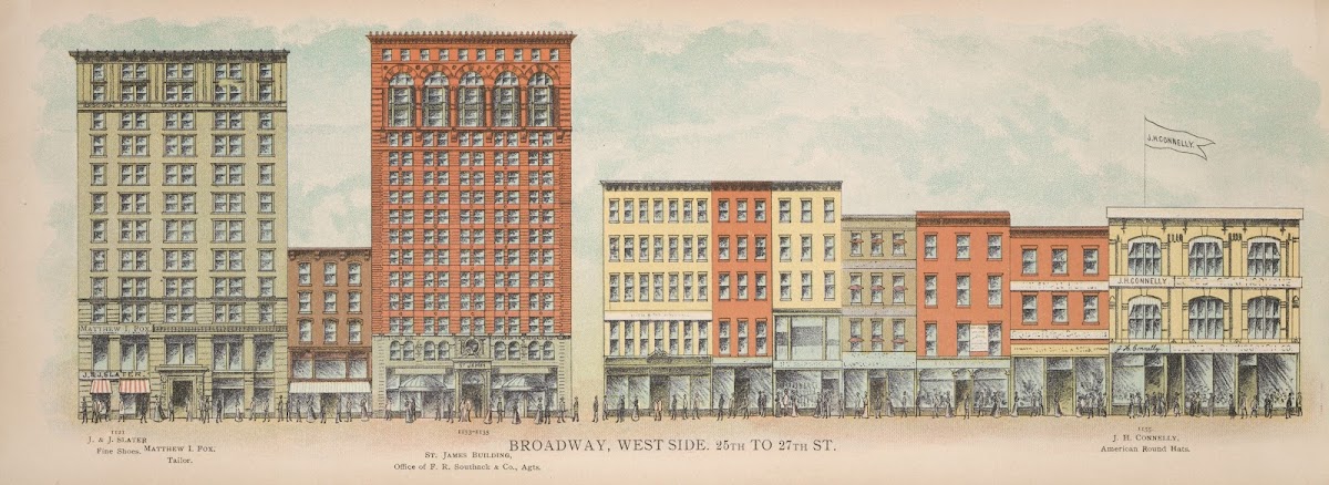 Broadway West Side 25th to 27th St 1899