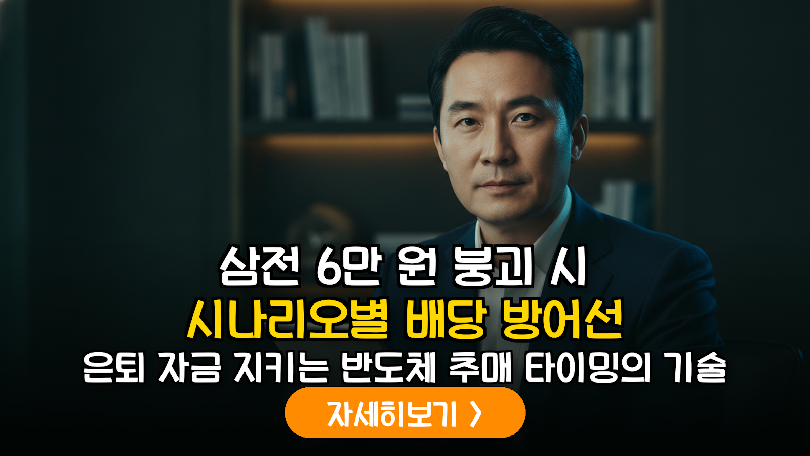 반도체 대형주 급락 시나리오별 배당수익률 방어 및 최적의 추매 시점 분석