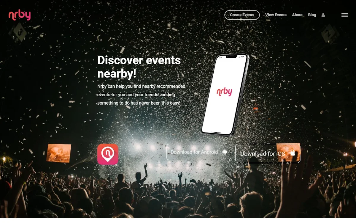 Captura de Nrby.io