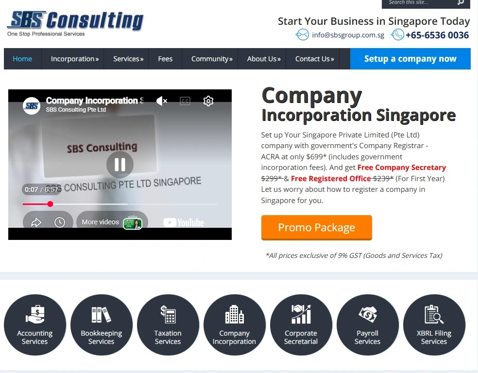 sbs consulting bookkeeping service