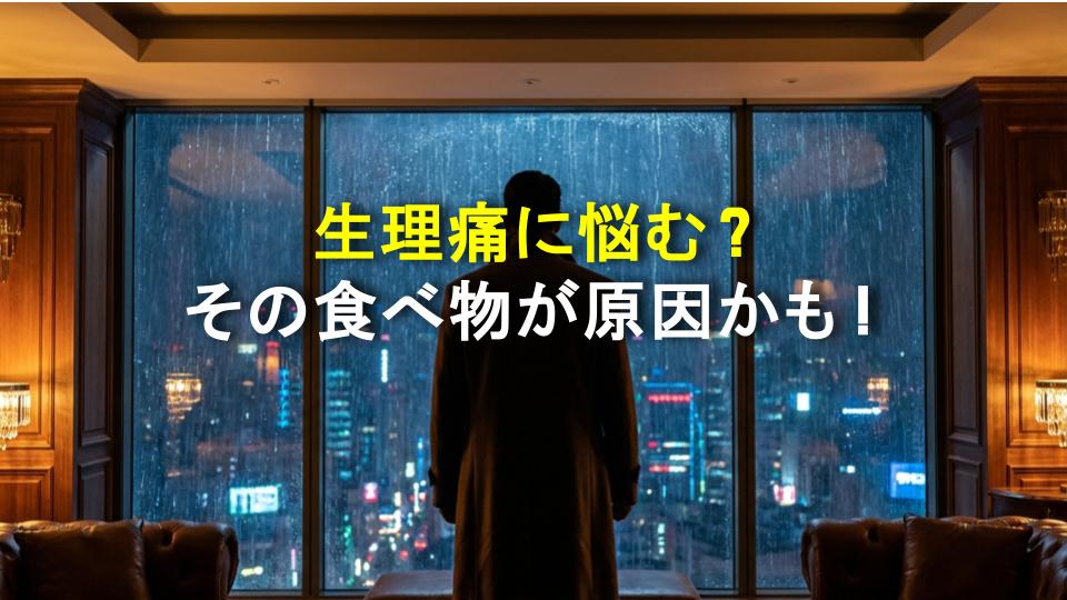 生理痛に悩む？その食べ物が原因かも！