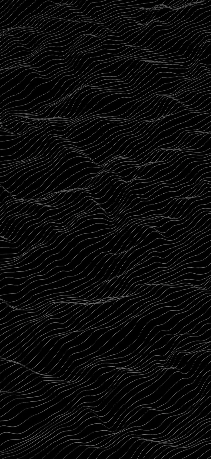 Dark, Waves, Abstract, Texture 2K iPhone Wallpaper Background (1572x3408)