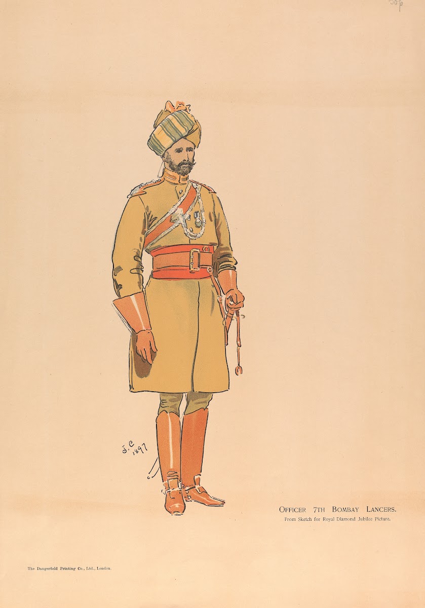 Officer 7th Bombay Lancers 1897