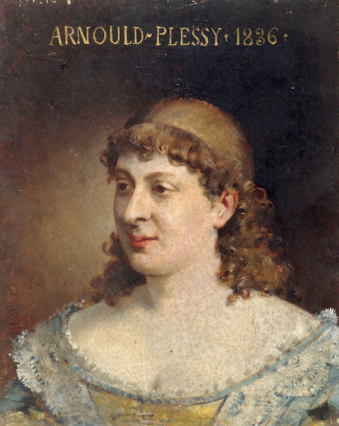 Portrait de Jeanne Sylvanie Arnould Plessy 1819 1897 sociétaire de la Comédie Fr