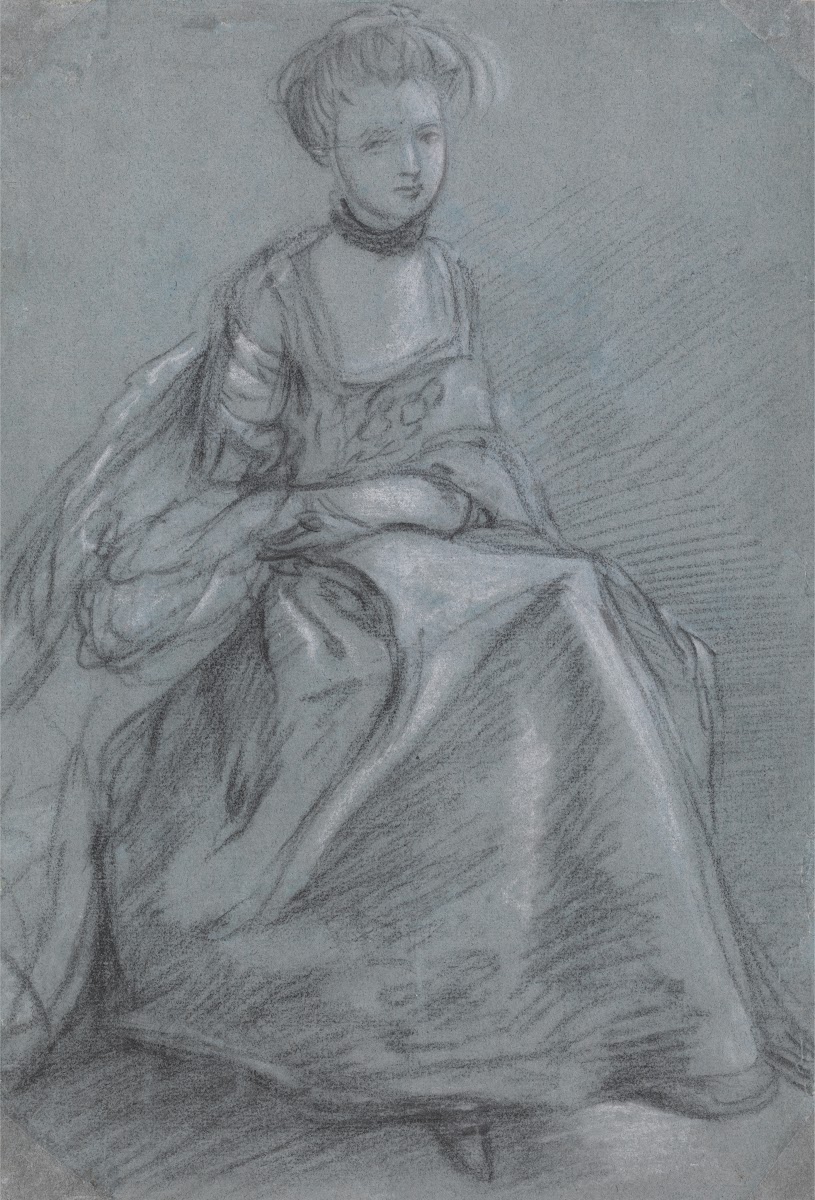 A Woman Seated ca 1760