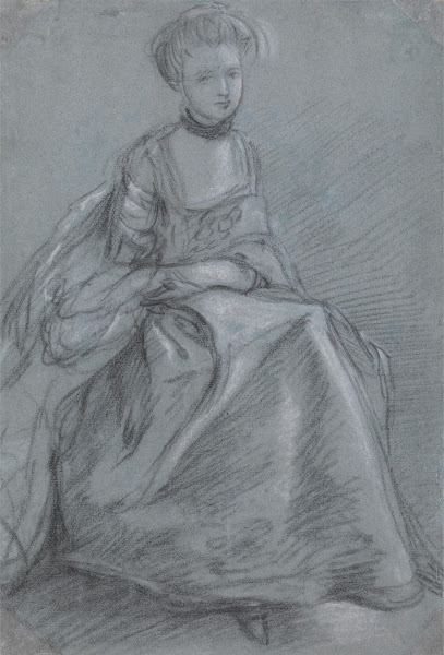 A Woman Seated ca 1760