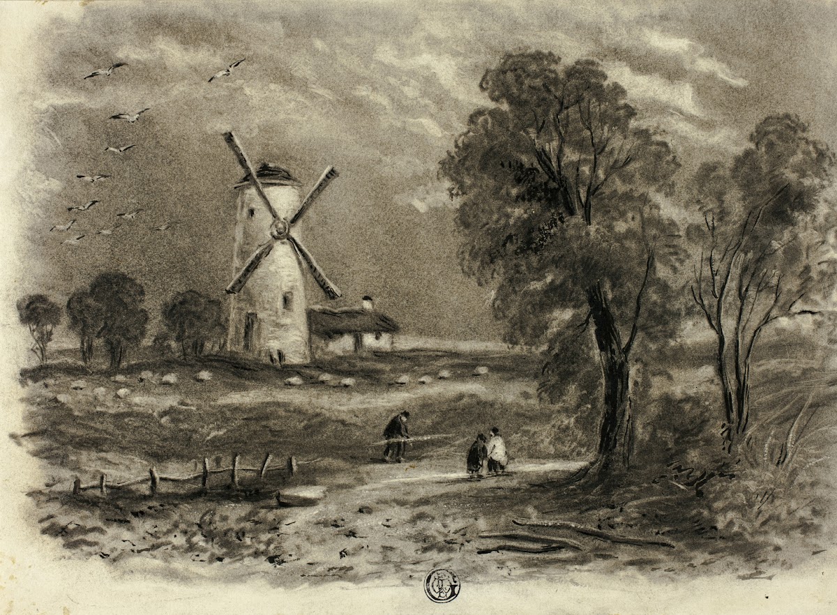 Landscape with Windmill 1850