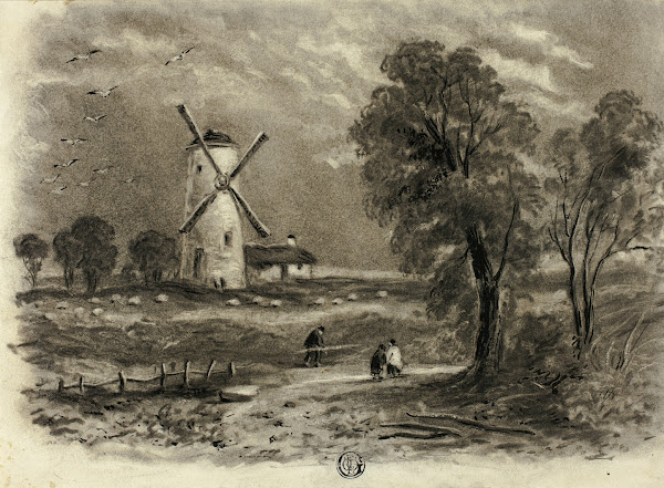 Landscape with Windmill 1850
