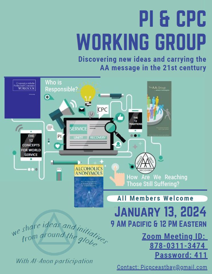 Flyer: Zoom PI CPC Working Group Meeting