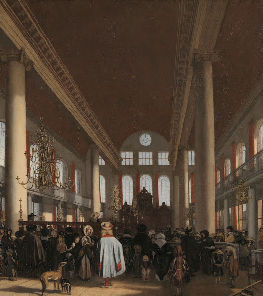 Interior of the Portuguese Synagogue in Amsterdam 1680