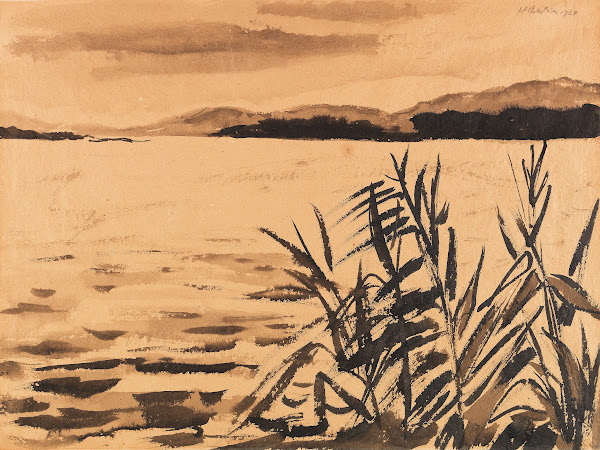 Landscape with reeds 1924