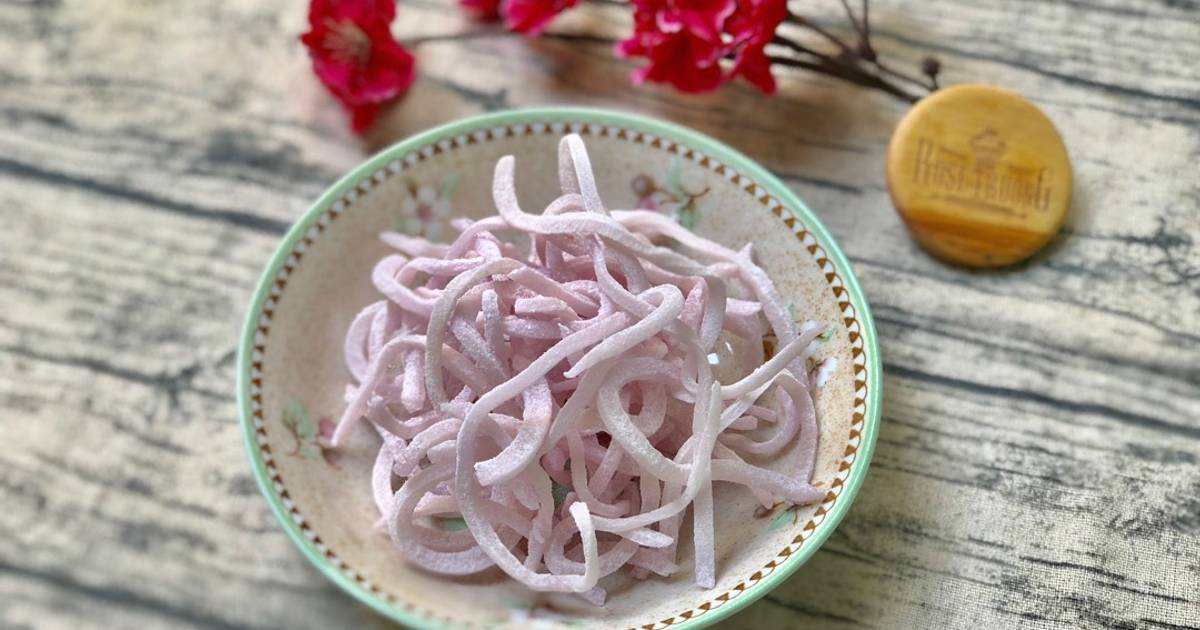 Mứt Dừa Lá Cẩm Tím