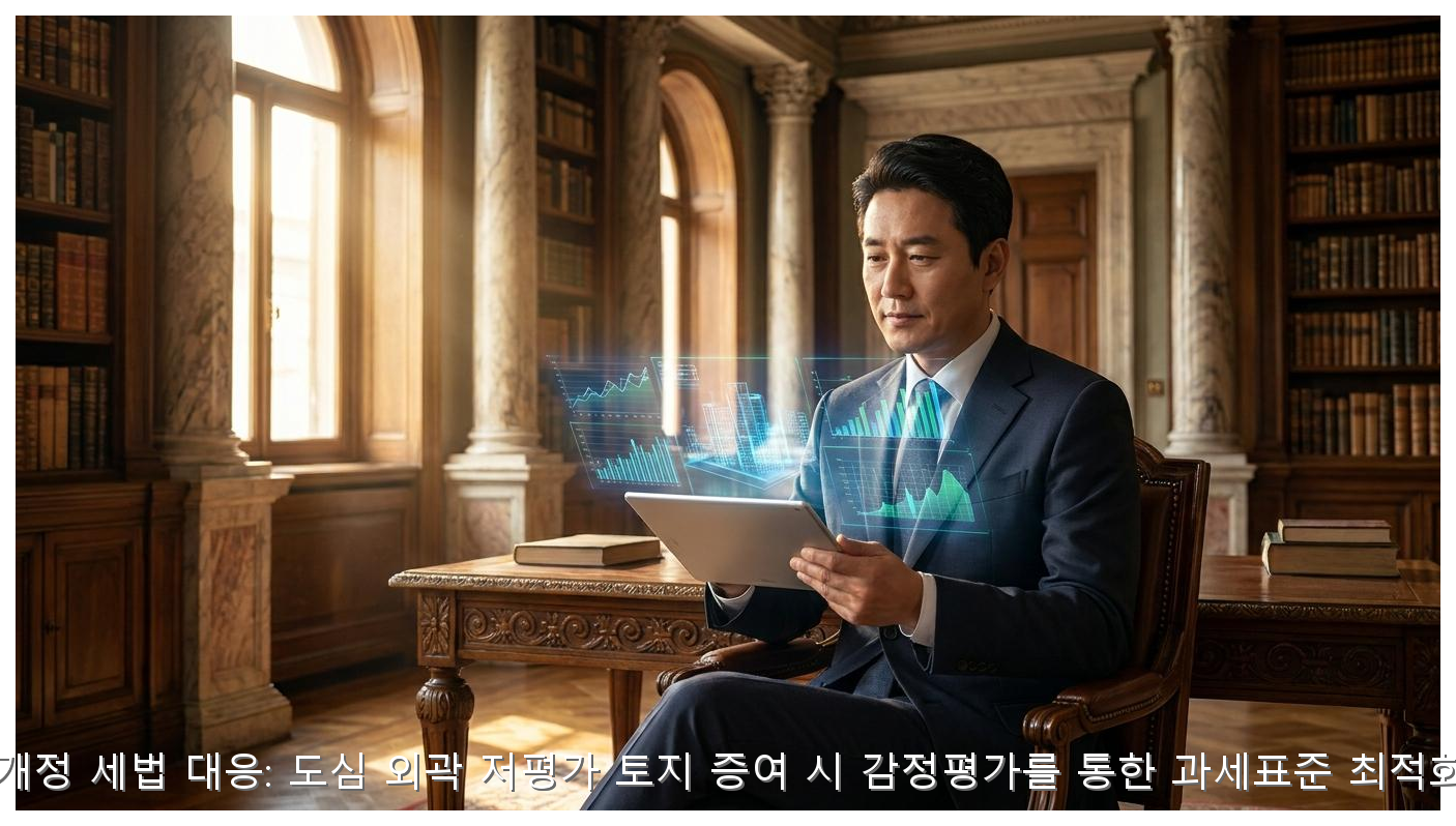 2026년 개정 세법 대응: 도심 외곽 저평가 토지 증여 시 감정평가를 통한 과세표준 최적화 가이드 핵심 안내 및 분석 인포그래픽 (2)