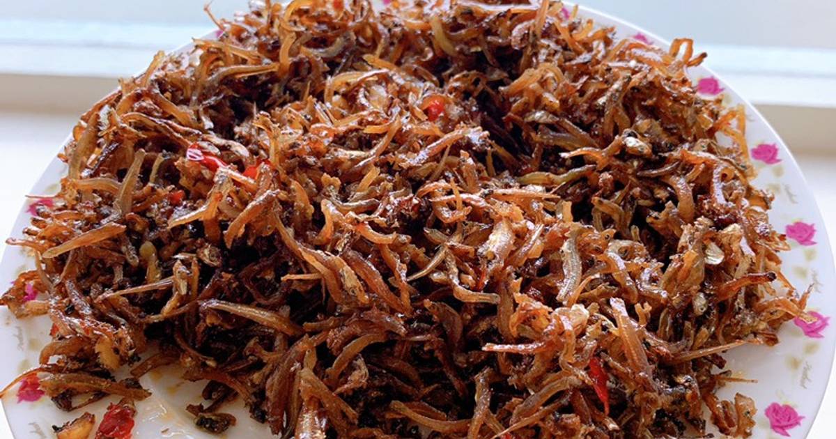 Cá cơm rim tỏi ớt