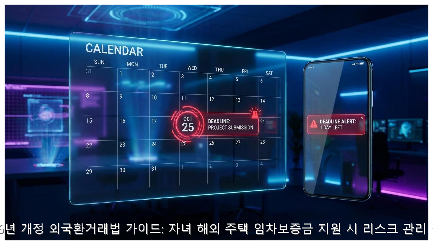 2026년 개정 외국환거래법 가이드: 자녀 해외 주택 임차보증금 지원 시 리스크 관리 실무 핵심 안내 및 분석 인포그래픽 (8)
