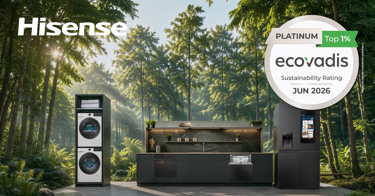 Hisense alcança prestigiada Medalha EcoVadis Platinum pelo segundo ano consecutivo