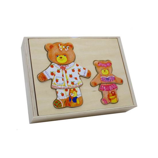 Дерев'яна рамка Ведмедик Baby Mix бежевий