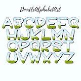 Canva Frame Alphabet simple and fun handwritten Comic photo 2 template 40