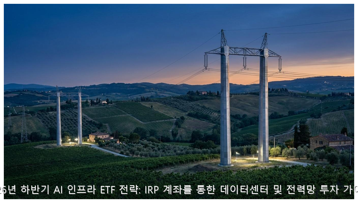 2026년 하반기 AI 인프라 ETF 전략: IRP 계좌를 통한 데이터센터 및 전력망 투자 가이드 핵심 안내 및 분석 인포그래픽 (4)