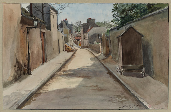 La Rue Olivier De Serres Prise De La Rue Marmontel À La Rue De La Convention Et