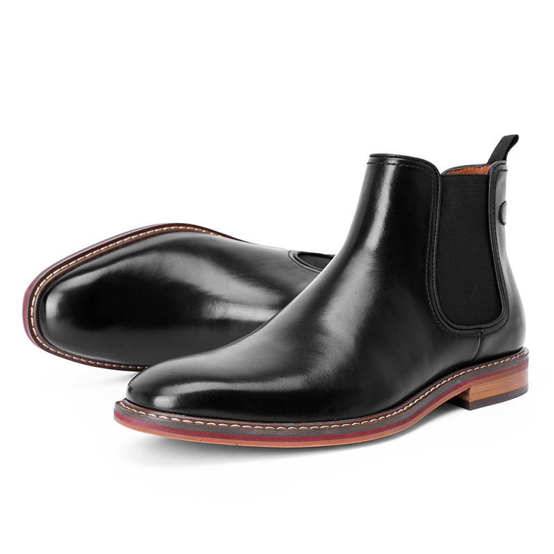 Men's Chelsea Boots, Genuine Leather, Business-Casual