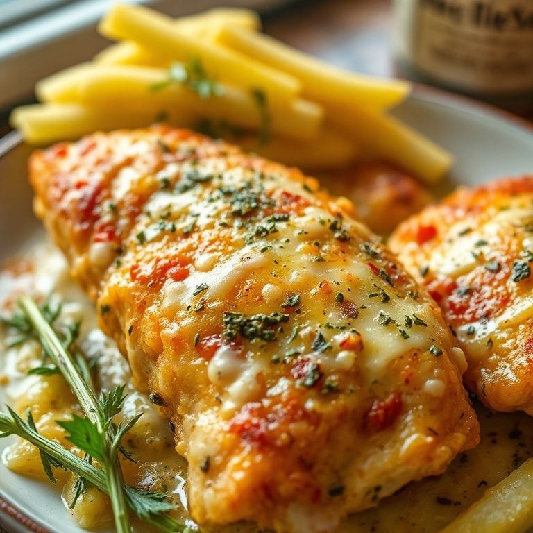 Crispy Dill Pickle Parmesan Chicken Recipe for Dinner – Quick & Homemade Delight